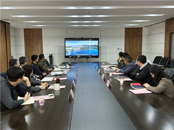 眉山環(huán)天建設(shè)工程集團(tuán)有限公司余光付總經(jīng)理一行來我院考察交流